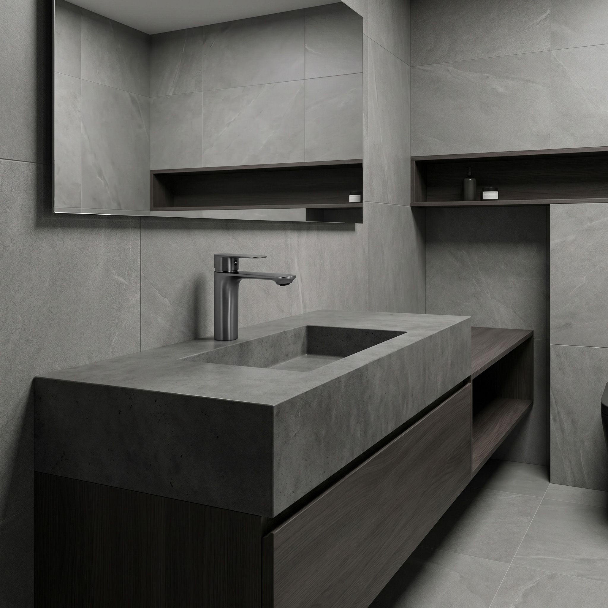 REA Waschbeckenarmatur Titan 5x14.5x12 cm