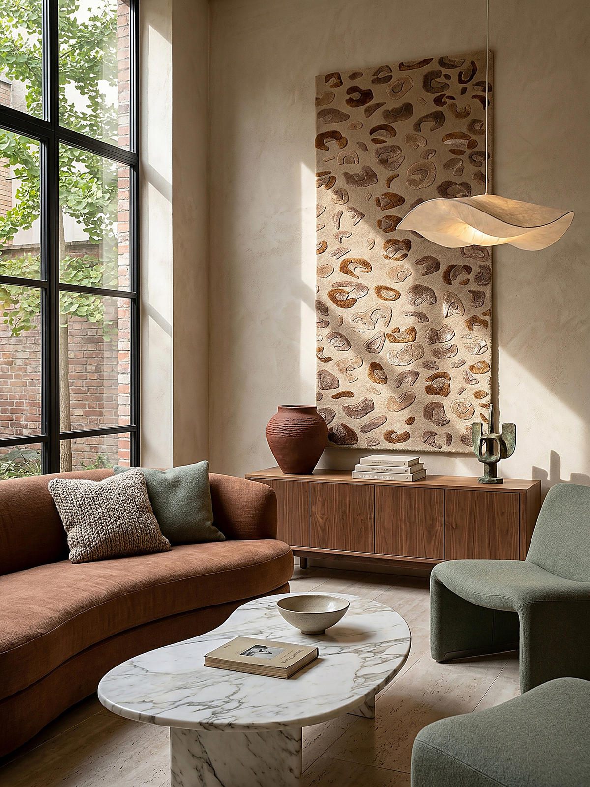 KURZFLORTEPPICH SABLE, mit Tier-Motiv, Natur, 80 x 230 cm - Beige, Textil (80/230cm) - KADIMA DESIGN