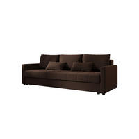 SOFA MOS mit Schlaffunktion COSMIC 800 mit Stauraum - Braun, Textil (84/72/220cm) - Bedante