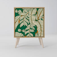 SIDEBOARD VERDANT PLEASURES, Eichefarben, 57,5x42x77,5 cm, Schräge Buchenholzfüße - Eichefarben/Buchefarben, Holzwerkstoff/Buchenholz (57.5/77.5/42cm) - SpaceRebels