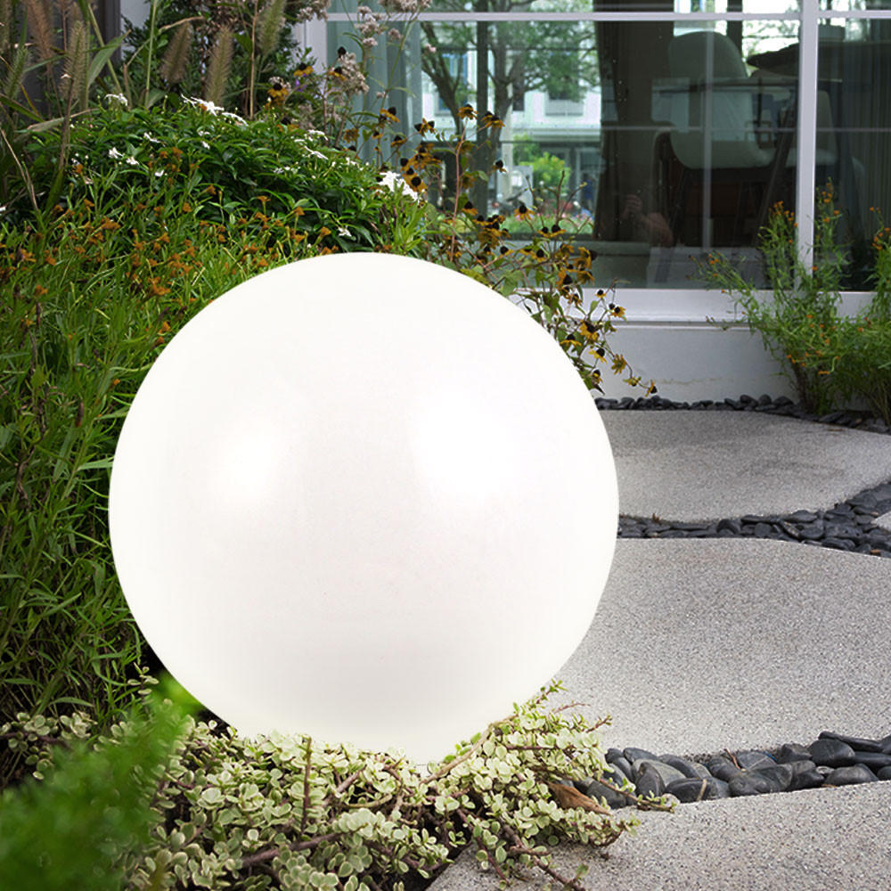 LED AUSSENLEUCHTE Solar Weiß Rund - Weiß, Kunststoff (20/20/62cm)