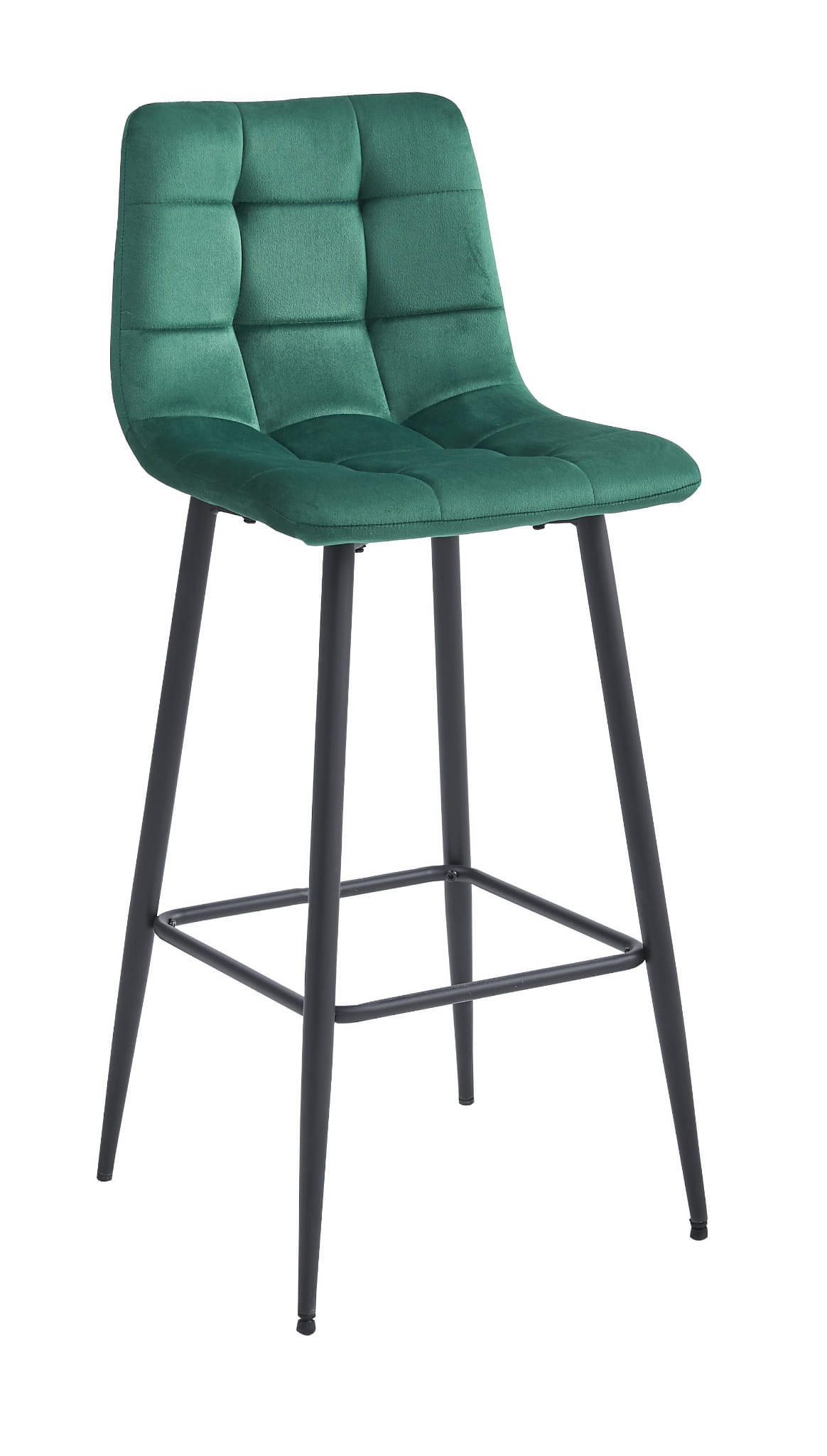 XXXLutz Barhocker Dunkelgrün 43.5x55x32.5 cm