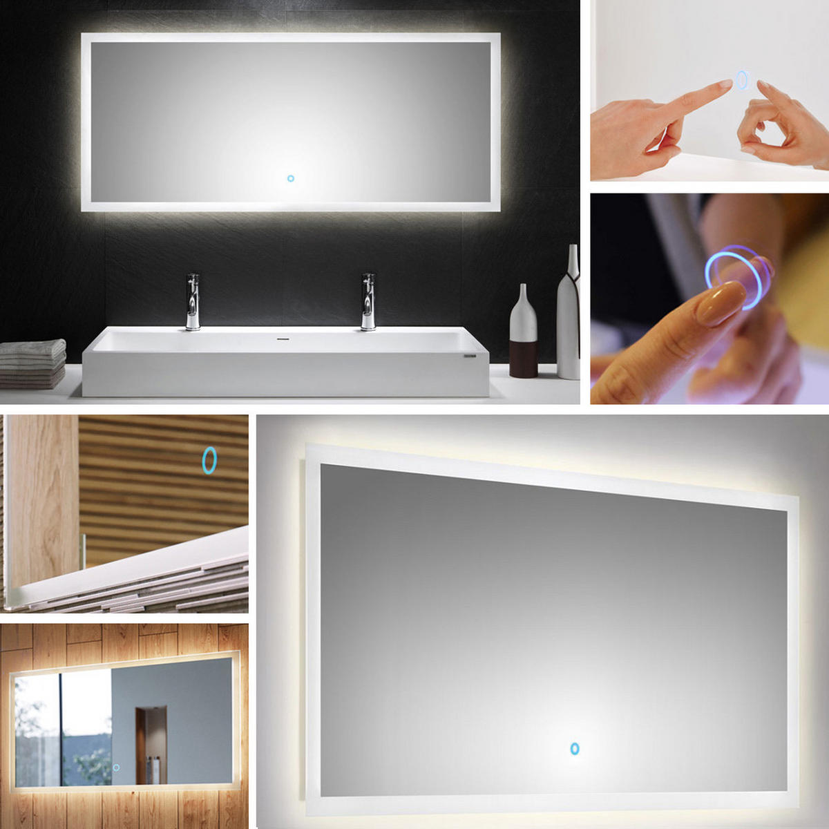 BADMÖBEL-SET 4-TLG. Toskana-56 - Anthrazit, Holzwerkstoff (250/190/46cm) - Lomado