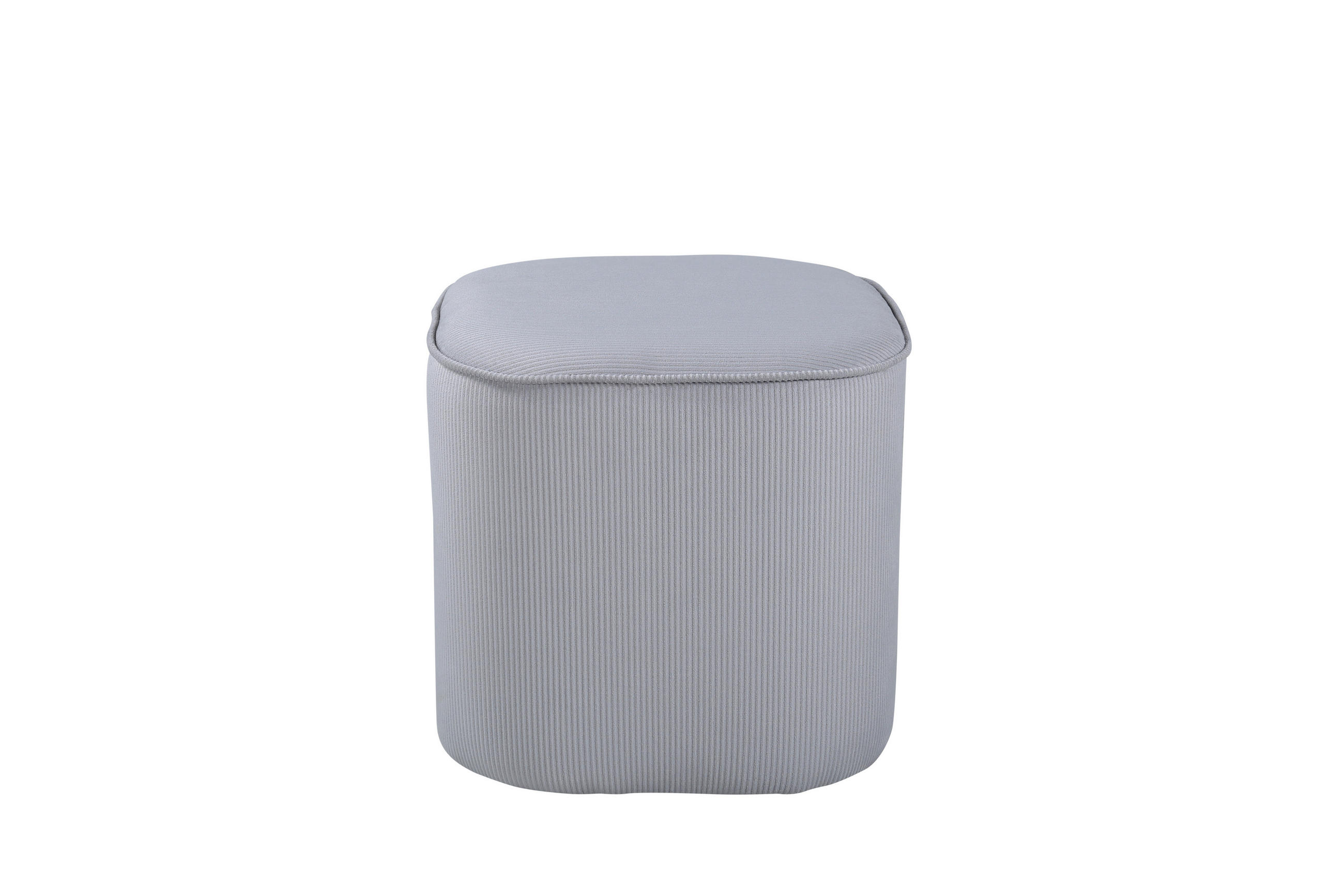 OTTOMANE Piff Grau 44x44x41 - Grau, Textil (44/41/44cm) - FURNLUX