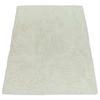 TEPPICH Hochflor Shaggy waschbar Unifarben Schlafzimmer schmutzabweisend Weiß Rechteckig 160x220 - Weiß, Textil (160/220cm) - KADIMA DESIGN