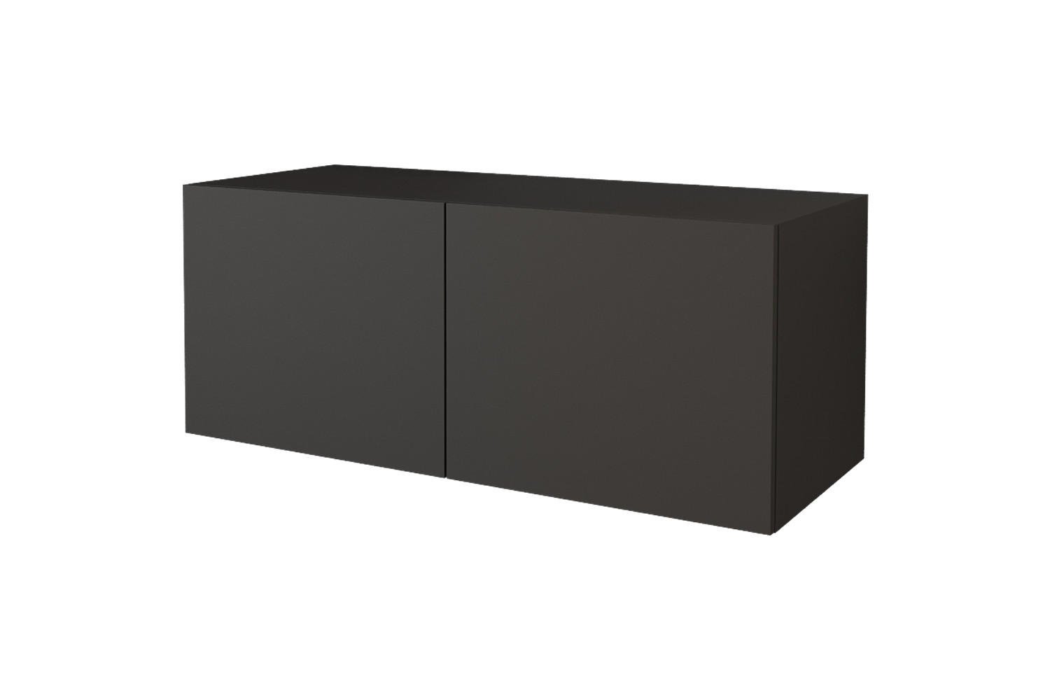 LOWBOARD ELIO-W 100x40x41 cm - Schwarz - Schwarz, Holzwerkstoff (100/40/41cm) - ALTDECOR