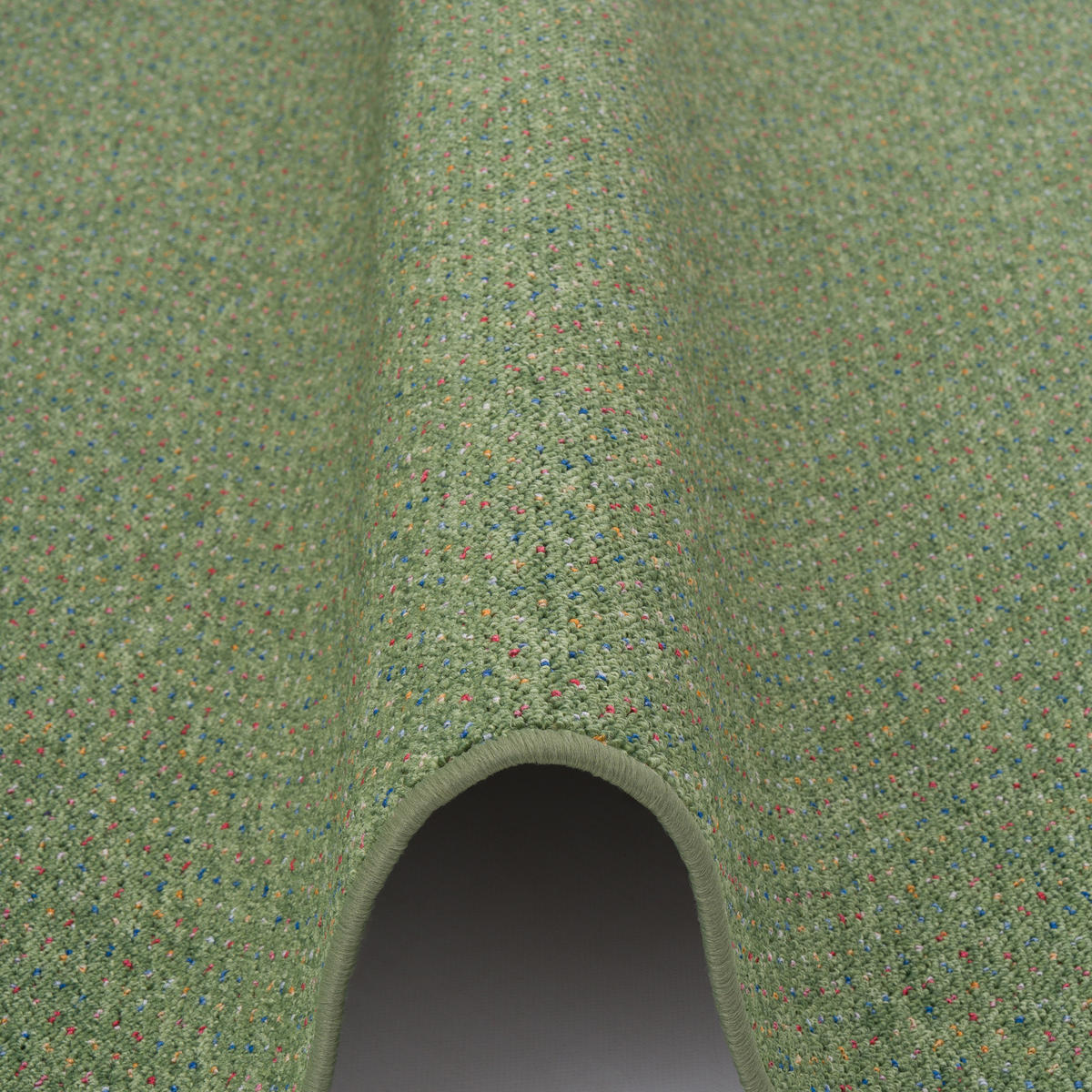 SCHLINGEN TEPPICH ALMA MELIERT - Grün, Textil (200/300cm) - Snapstyle