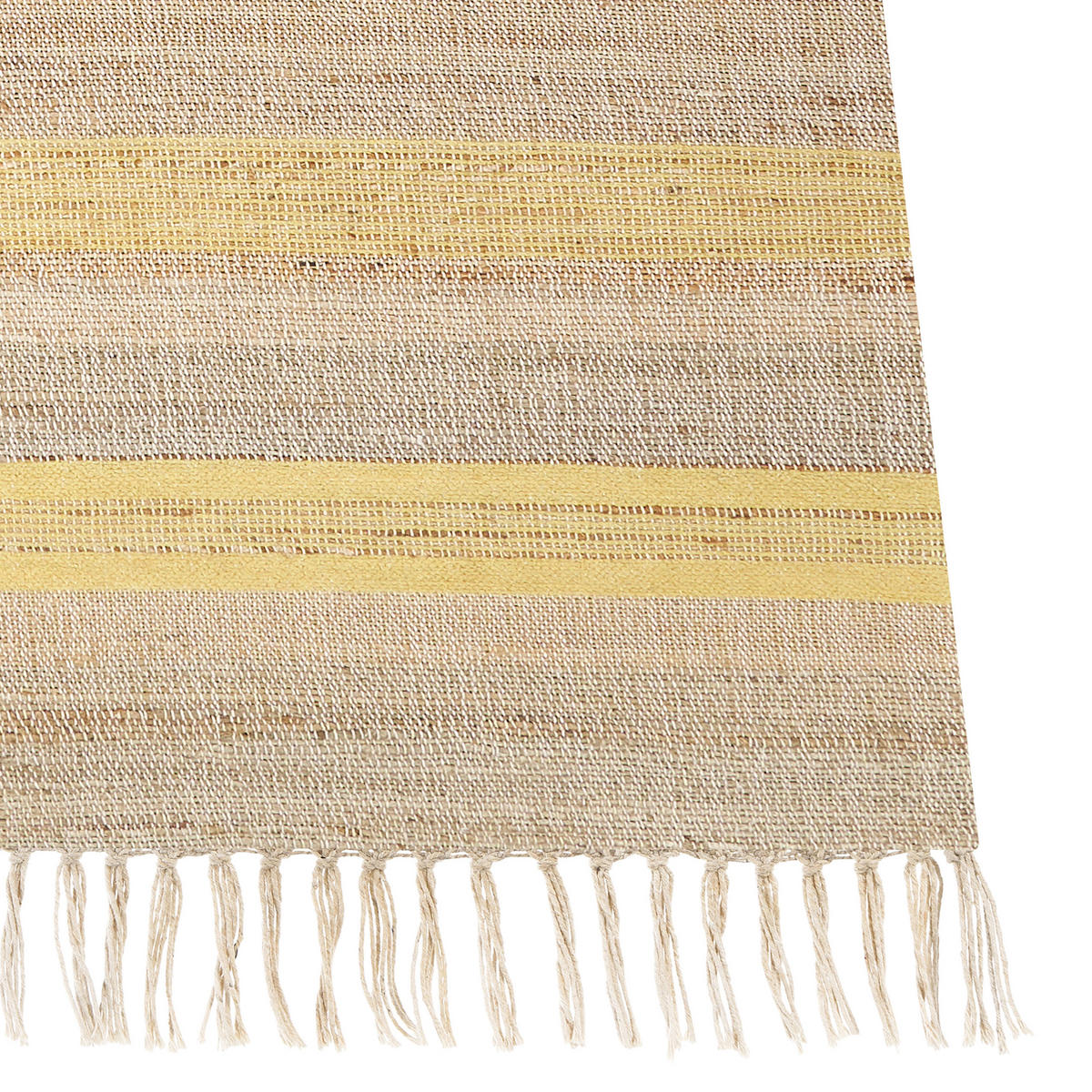 TEPPICHLÄUFER Talpur 300/80 cm - Beige, Naturmaterialien (80/300cm) - Beliani
