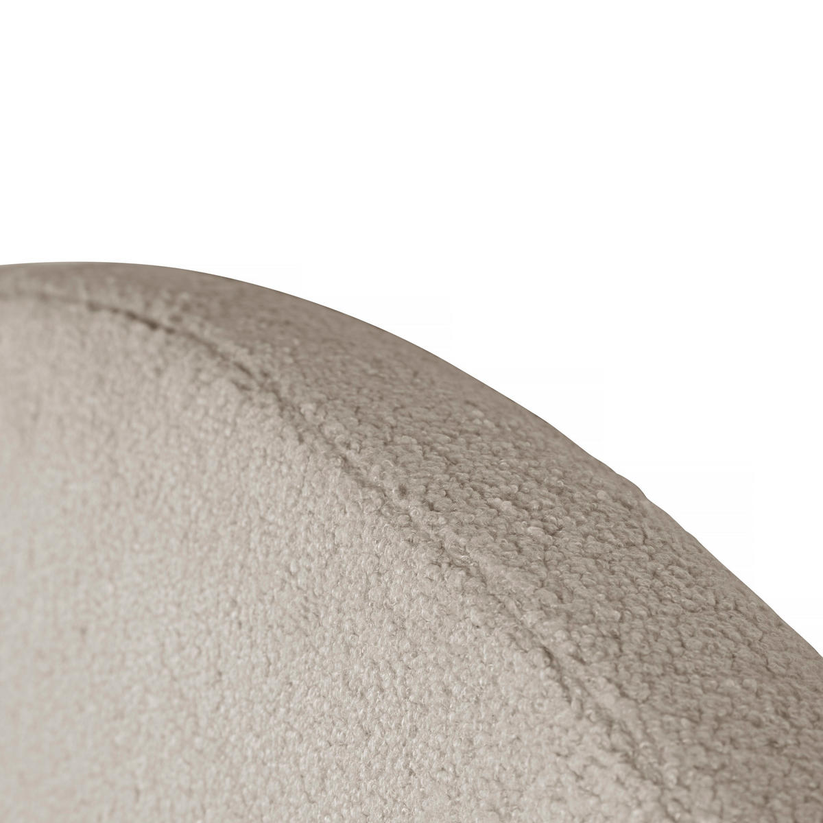 KOPFTEIL aus Teddy 160x120cm MOON - Beige, Textil (120/120/8cm) - RNT By Really Nice Things