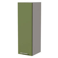 HÄNGESCHRANK Brerra W4/30 Weiß / RAL 6025 farngrün Matt 30 / 32,5 / 96cm - Weiß/Grün, Holz/Holzwerkstoff (30/96/32.5cm) - Feldmann-Wohnen