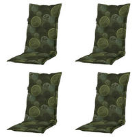 GARTENSTUHLKISSEN Kreis 123/50 cm 4er-Set - Grün, Textil (50/7/123cm) - Madison