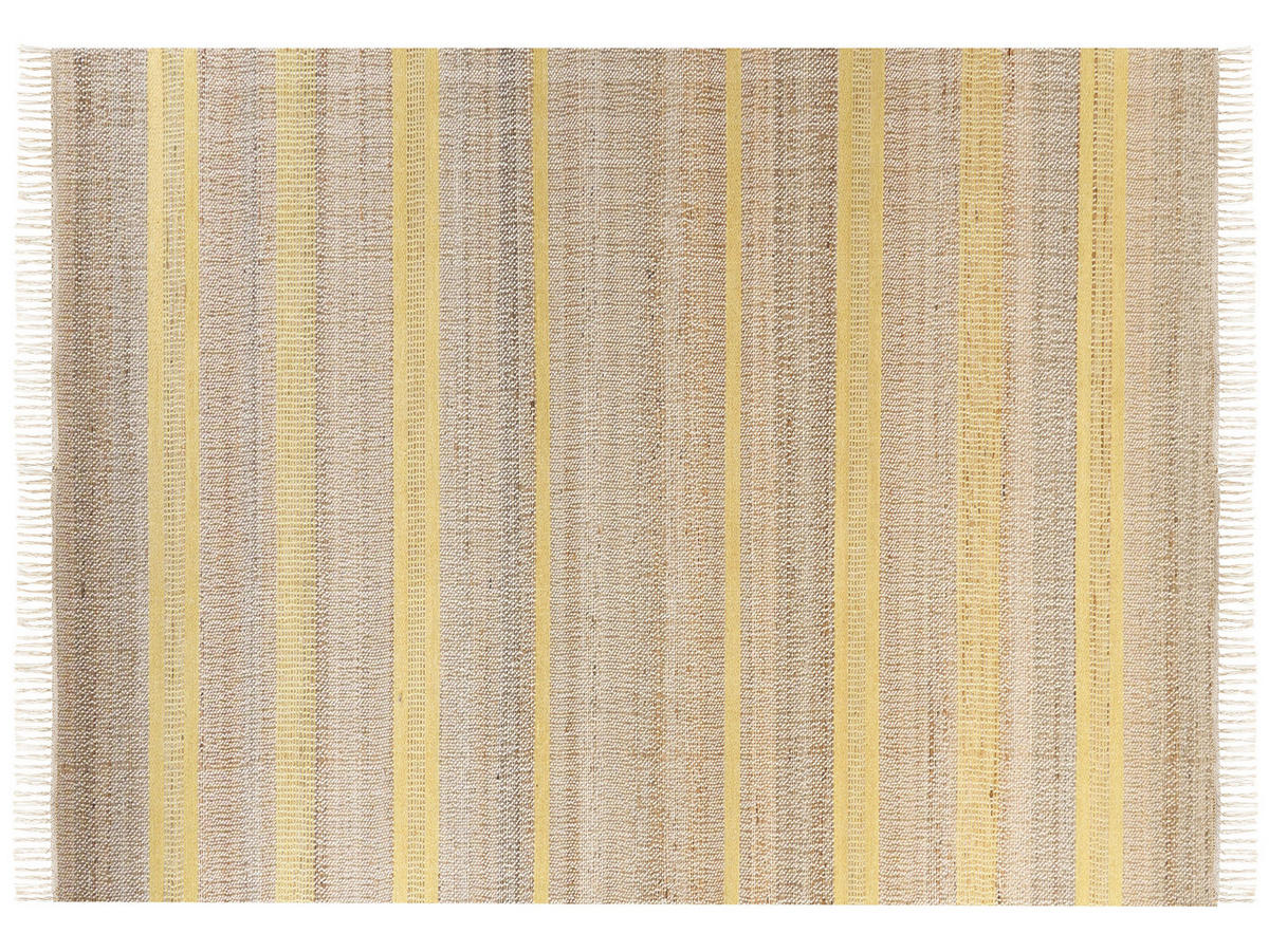 TEPPICH geflochten Talpur 230/160 cm - Beige, Naturmaterialen (160/230cm) - Beliani