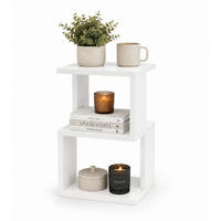 NACHTTISCH Carter Weiß - Weiß, Holzwerkstoff (29.5/49/29.5cm) - Decorotika
