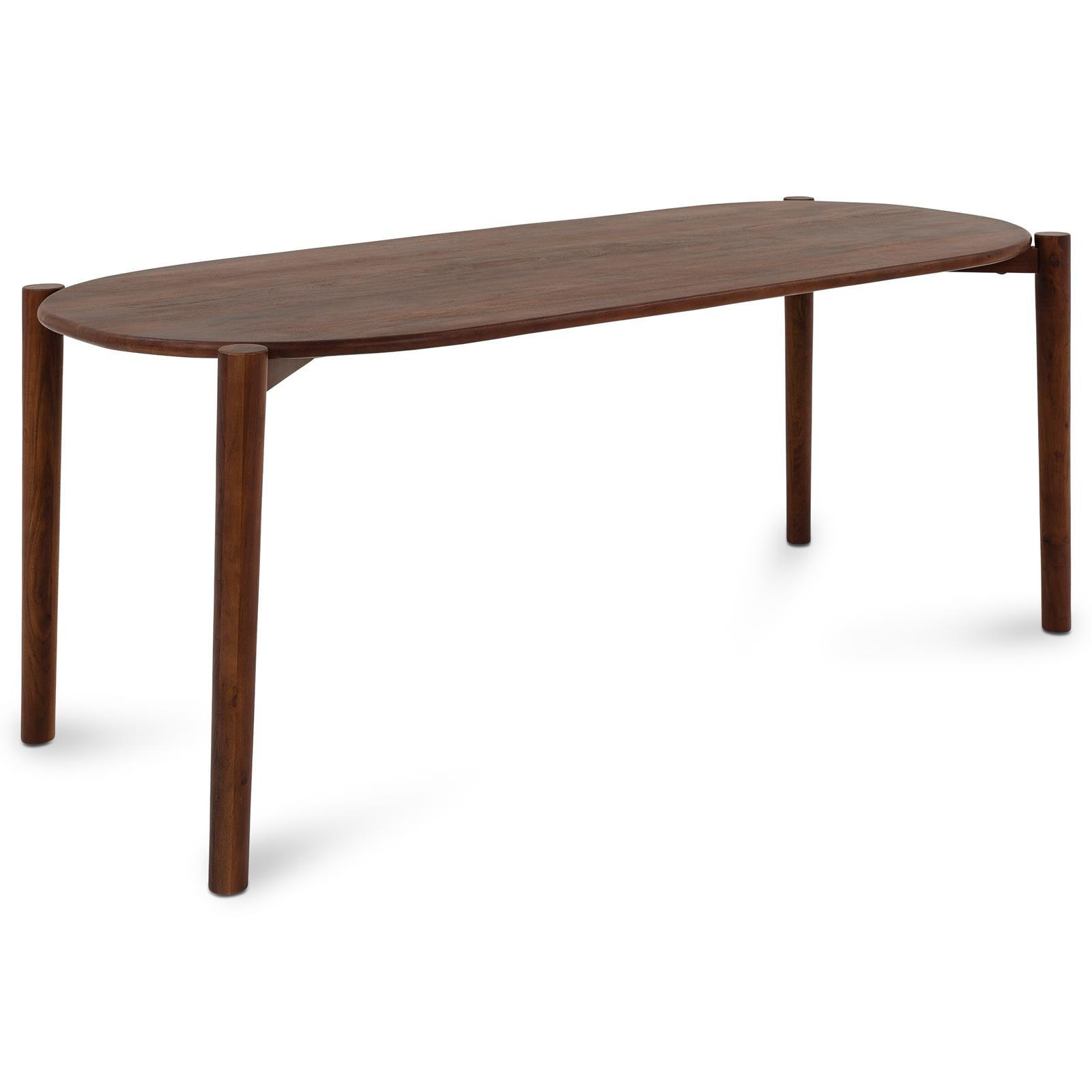 ESSTISCH SALEM dunkelbraun - Dunkelbraun, Holz (90/200/76cm) - IDIMEX