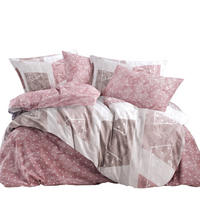 BETTWÄSCHE 6-teilig 220/240 cm SEDEF - Rosa, Textil (220/240cm) - ROLFNERS