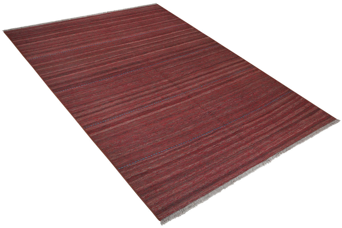 HANDWEBTEPPICH Kelim Gashgai Rot 235/171 cm Schurwolle - Rot, Textil (171/235cm) - Looma