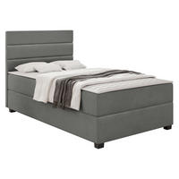 BOXBETT Elen - Schwarz/Grau, Holz/Holzwerkstoff (120/200cm) - MIRJAN24