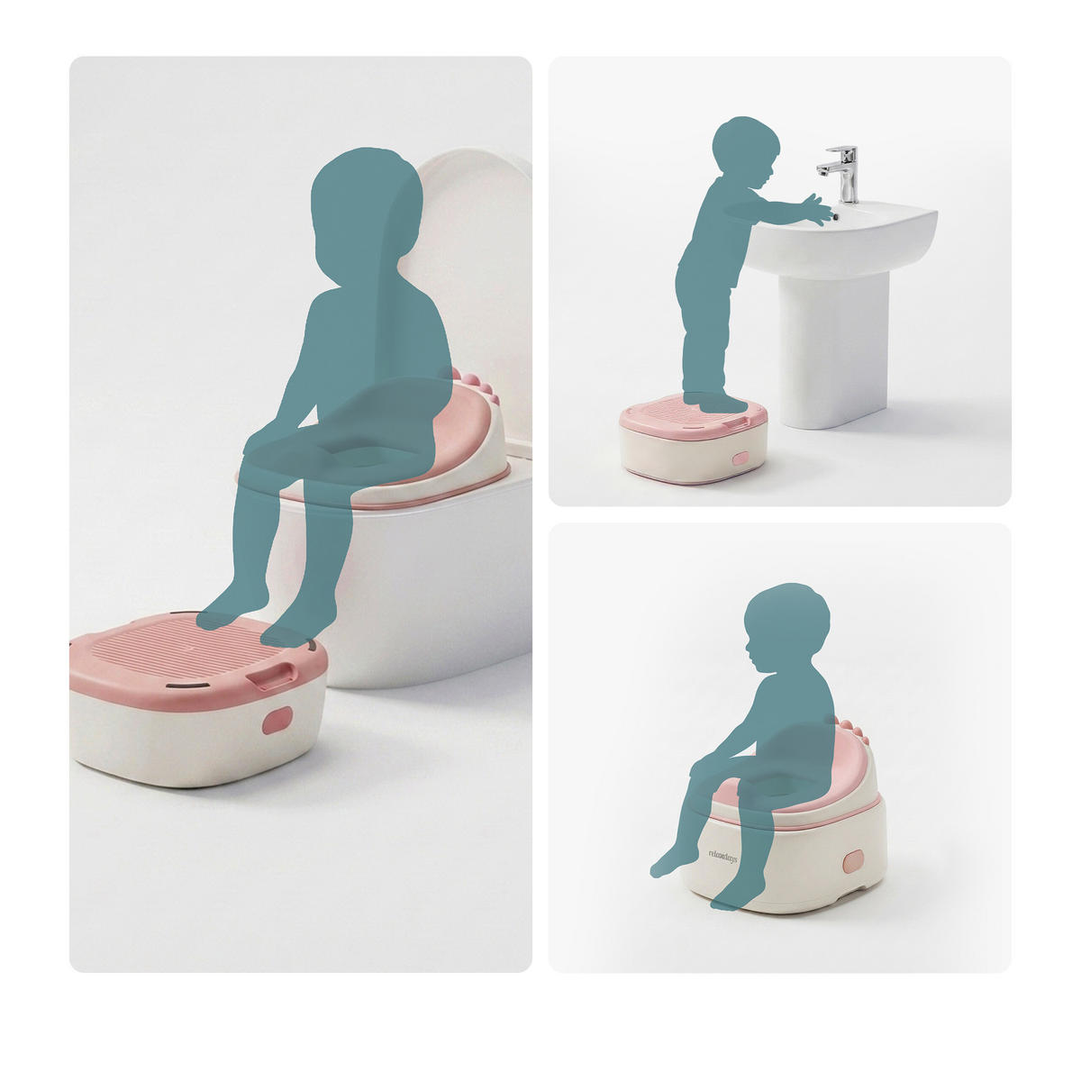 NOČÍK - různobarevná, plast (36.5/33.5cm) - Relaxdays