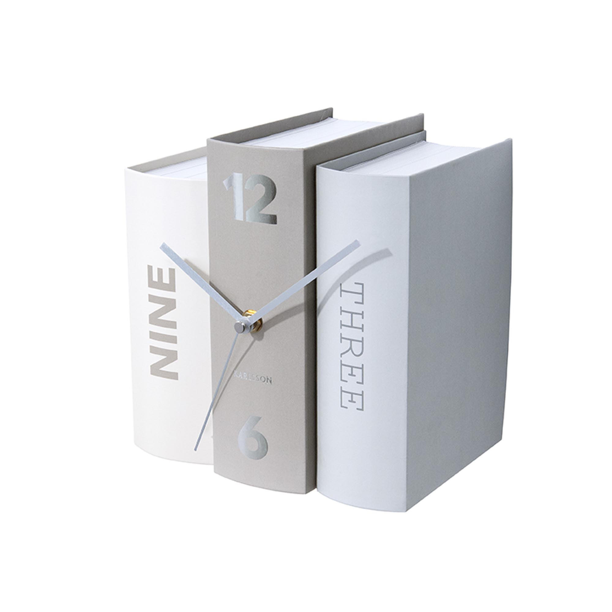 TISCHUHR Grau 15/20/20 cm - Grau, Papier (20/20/15cm) - Karlsson