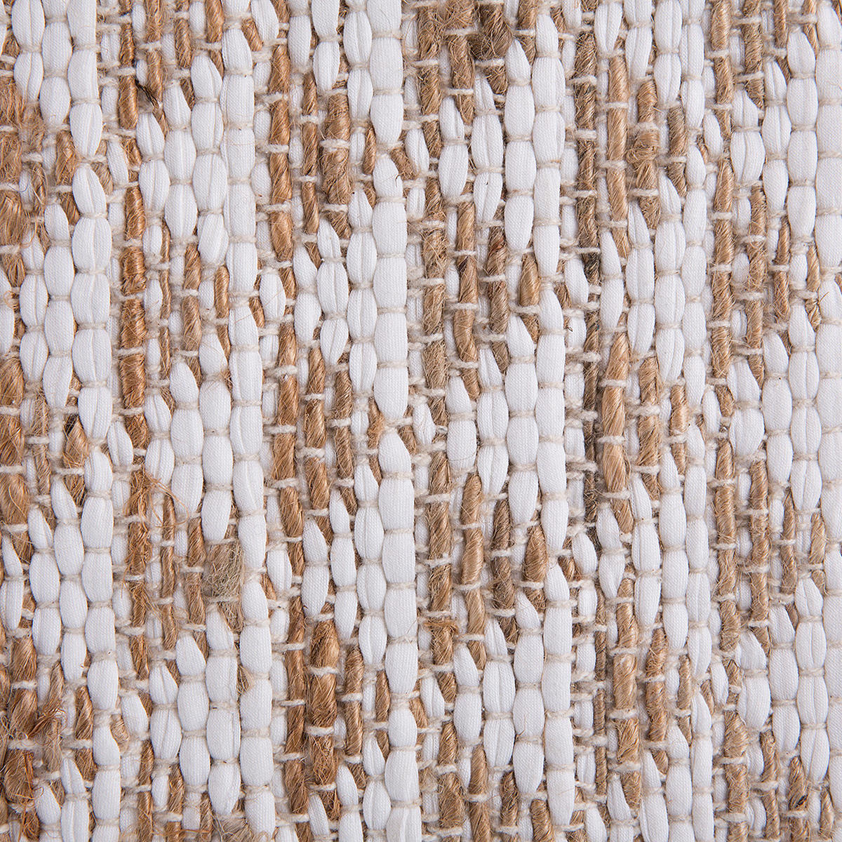 TEPPICH geflochten Tunceli 200/140 cm - Beige, Textil (140/200cm) - Beliani