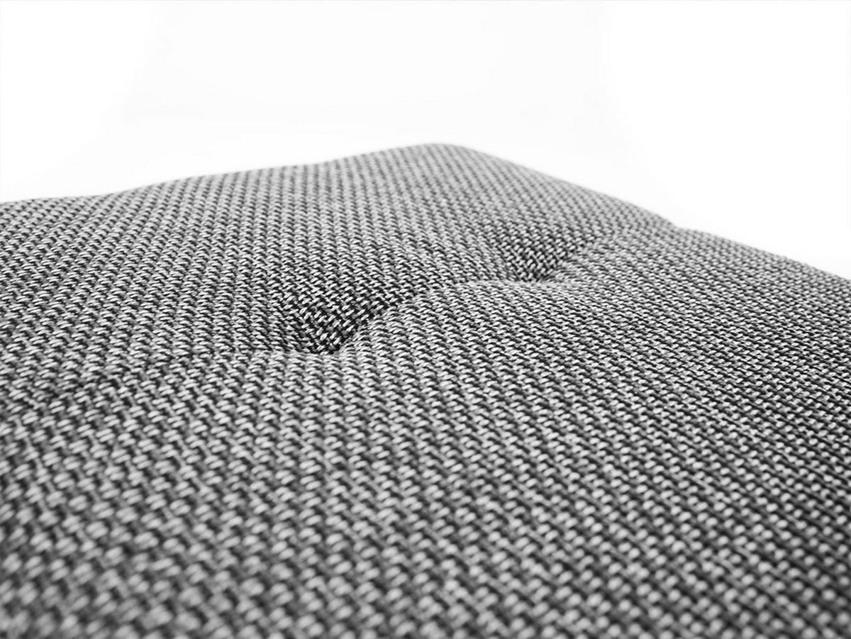 POLSTERHOCKER Orkan Klein - Silberfarben/Hellgrau, Holz/Textil (60/39/60cm) - MIRJAN24