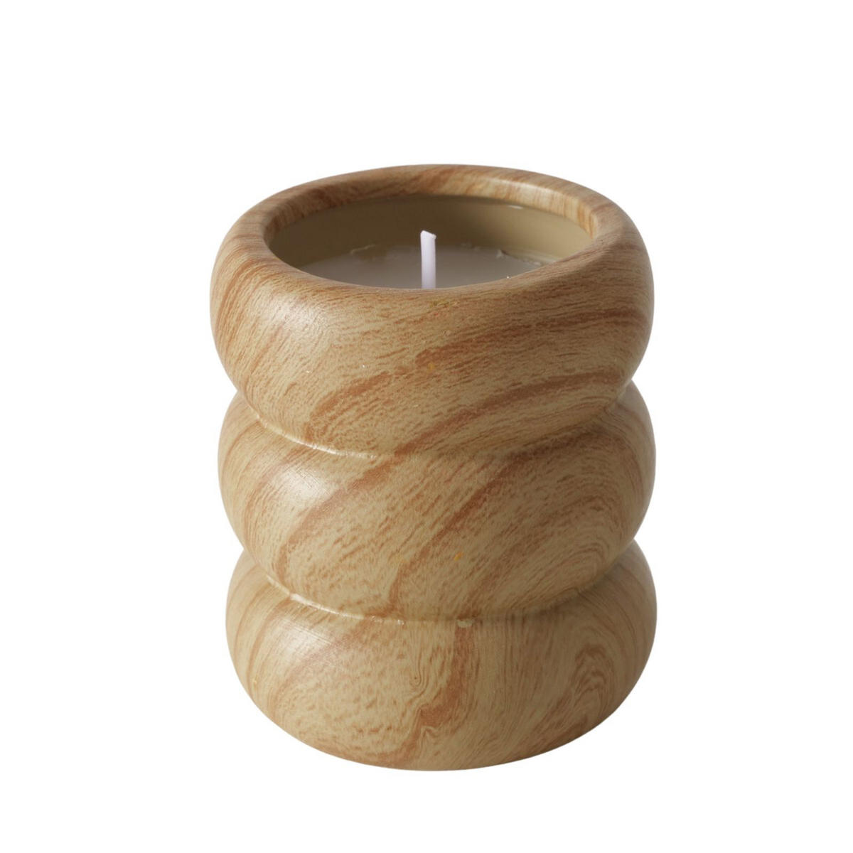 KERAMIKKERZE Leano Ø 6,5 cm - Beige, Keramik (6.5/7.5/6.5cm) - Boltze Home