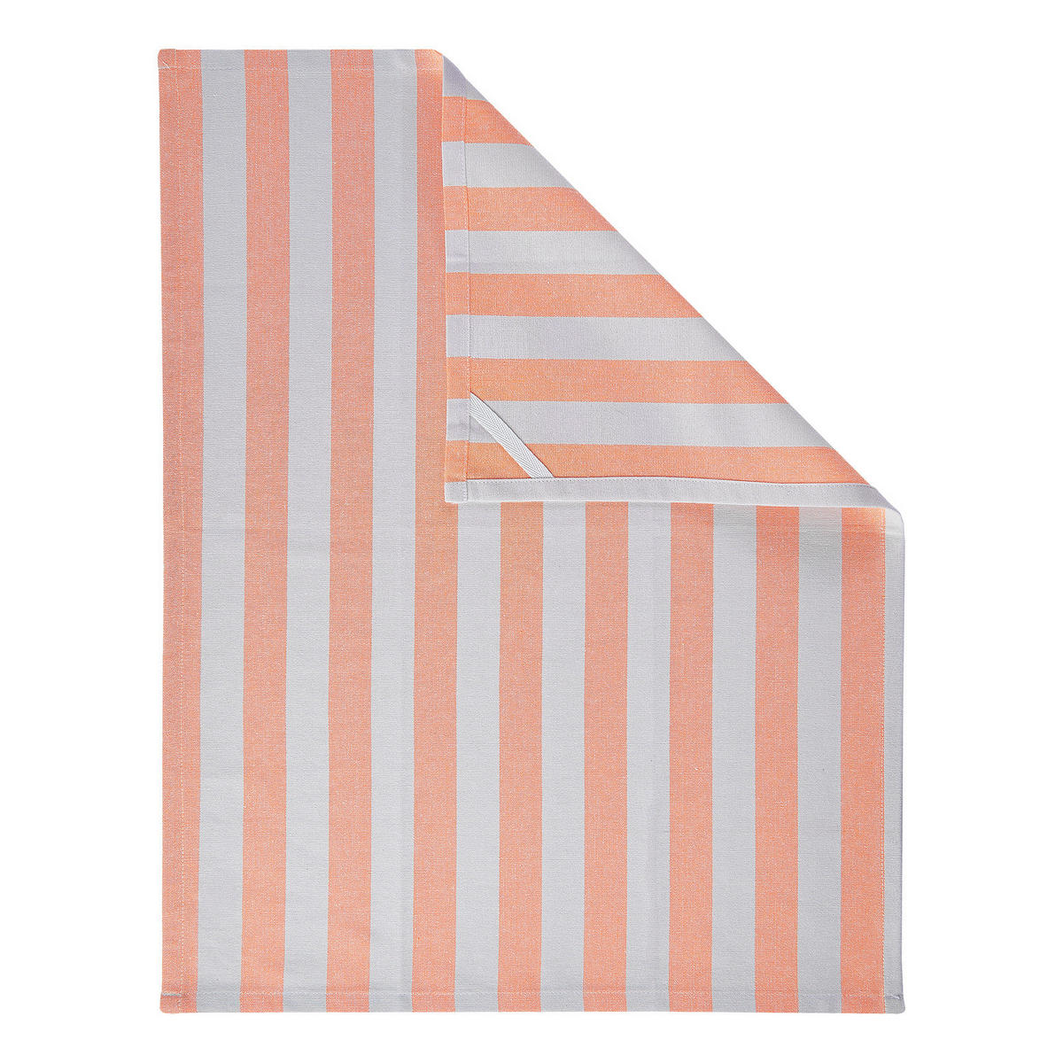 KÜCHENTUCH (2er-Set) Little Italy - Orange/Weiß, Textil (50/66cm) - Butlers