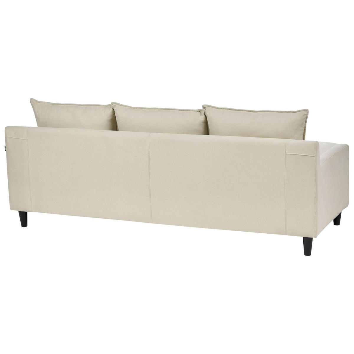 ECKSOFA Polsterbezug Beige Elvenes - Beige, Textil (206/140cm) - Beliani