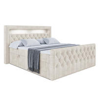 BOXBETT AURORA - 180x200 - H3 - Ecru - Ecru, Holzwerkstoff (180/200cm) - ALTDECOR