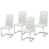 FREISCHWINGER - Metall / Textil - Weiß, Kunststoff/Metall (44/97/61cm) - home24