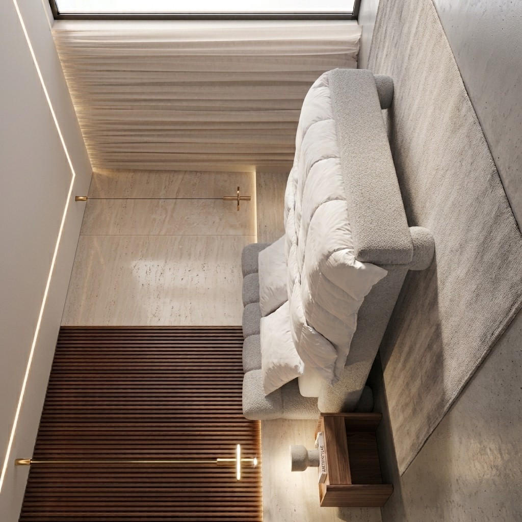 Furnistar Polsterbett Grau 160x200 cm