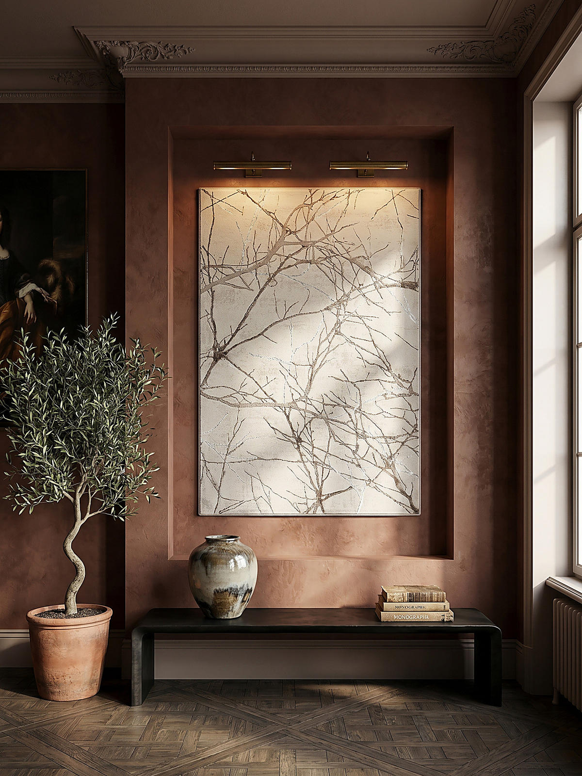 TEPPICHLÄUFER Abstrakt KAVALA Polyester Creme 80 x 150 cm - Beige, Textil (80/150cm) - KADIMA DESIGN