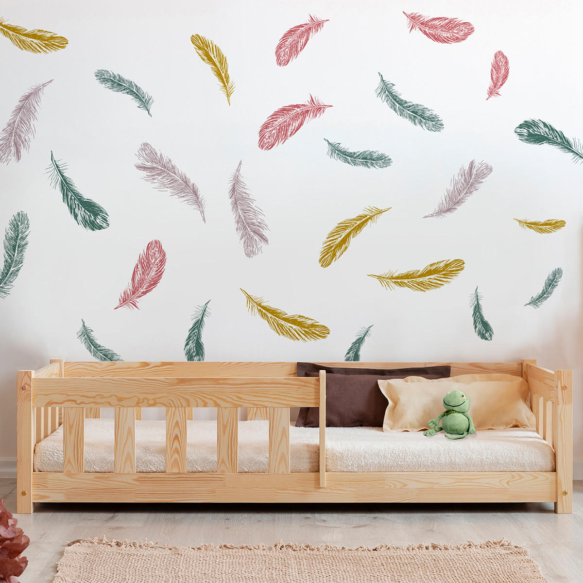 POSTEL 90/190 Elise Přírodní dřevo - hnědá, dřevo (90/190cm) - Petits-meubles