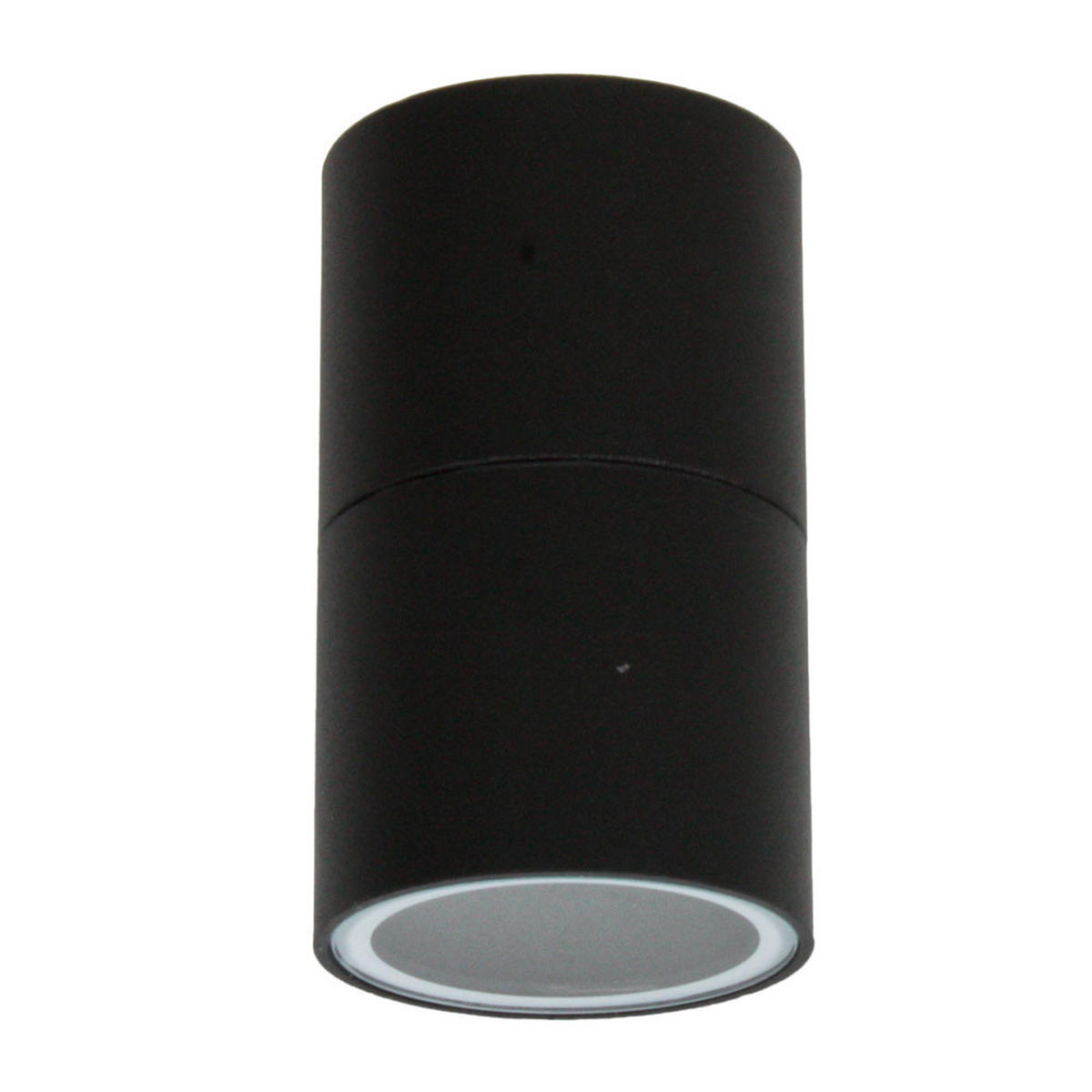 LED AUSSEN-WANDLEUCHTE Alu Schwarz - Schwarz, Glas (6/11/11cm)