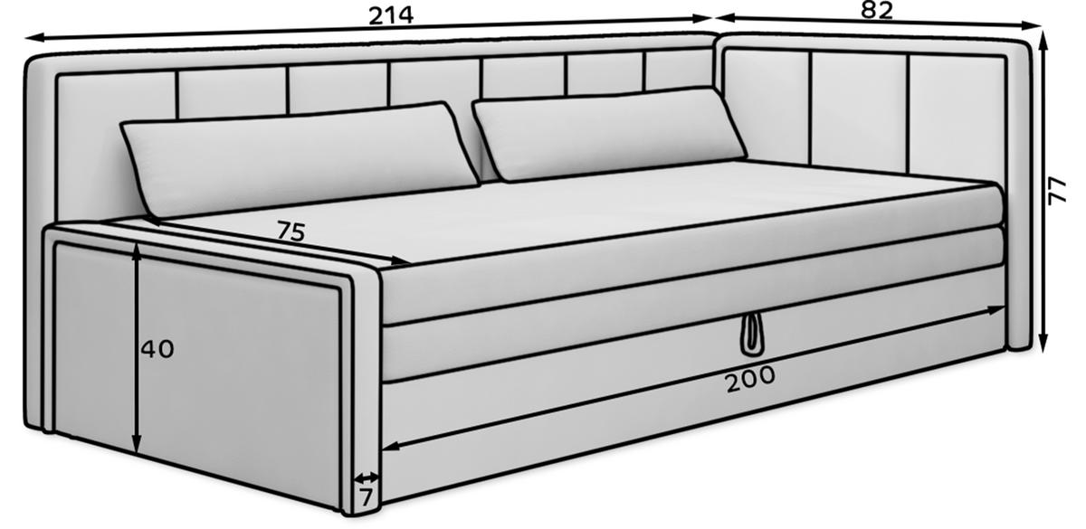 SCHLAFSOFA FULGEO mit Schlaffunktion & Bettkasten – Modernes 3-Sitzer Sofa, Liegefläche 200 x 150 cm - Weiß, Kunststoff (214/82/77cm) - Wohnideebilder