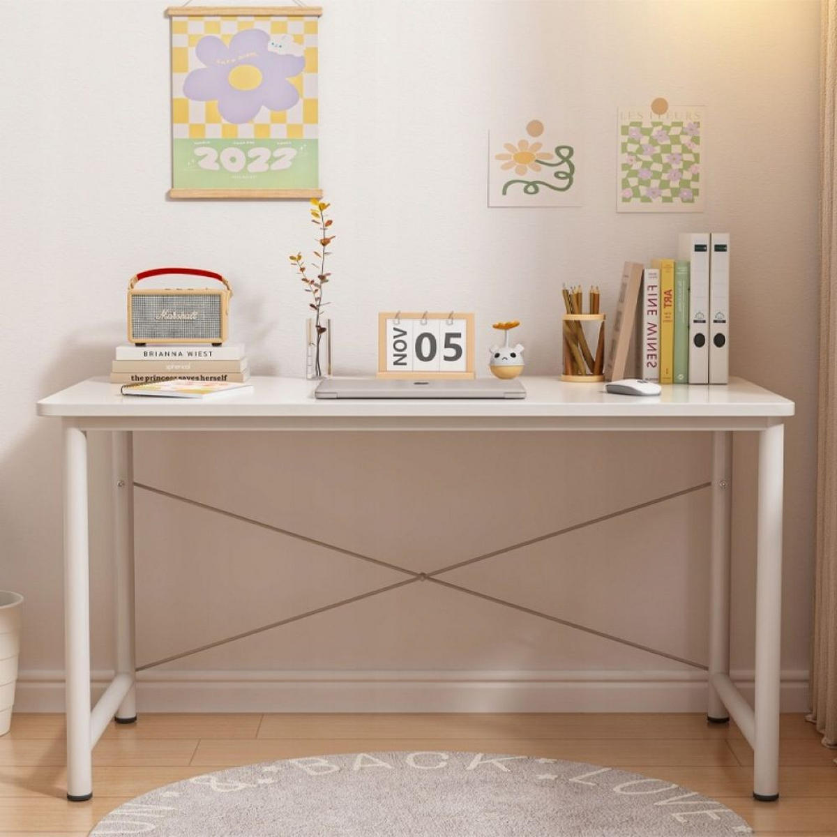 COMPUTERTISCH, weiß 100/50/75 cm - Weiß, Holzwerkstoff (50/100/75cm)