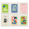 POSTER Set Mit 6 Illustrationen Von Henri Matisse A3 Weißer Rahmen - Weiß, Papier (29/3cm) - Nacnic