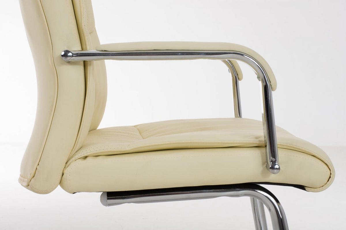 SCHWINGSTUHL Lederlook creme - Creme, Textil/Metall (49/105/60cm) - CLP