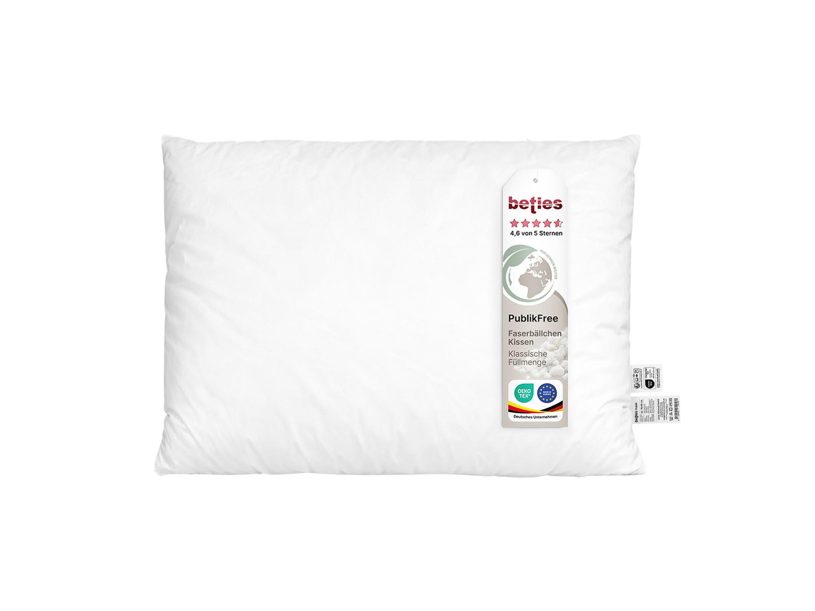 KISSENFÜLLUNG PublikFree Faserbällchen 25/35 cm - Weiß, Naturmaterialien/Kunststoff (25/35cm) - beties Heimtextil