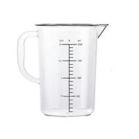 MESSBECHER 2000 ml BPA-frei transparent - Transparent, Kunststoff (2L)