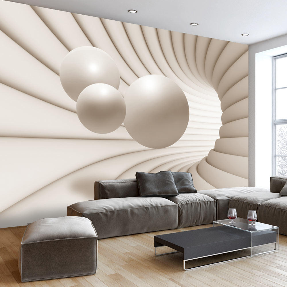 SELBSTKLEBENDE FOTOTAPETE 196/140 cm - Beige, Kunststoff/Textil (196/1cm) - KUNSTLOFT