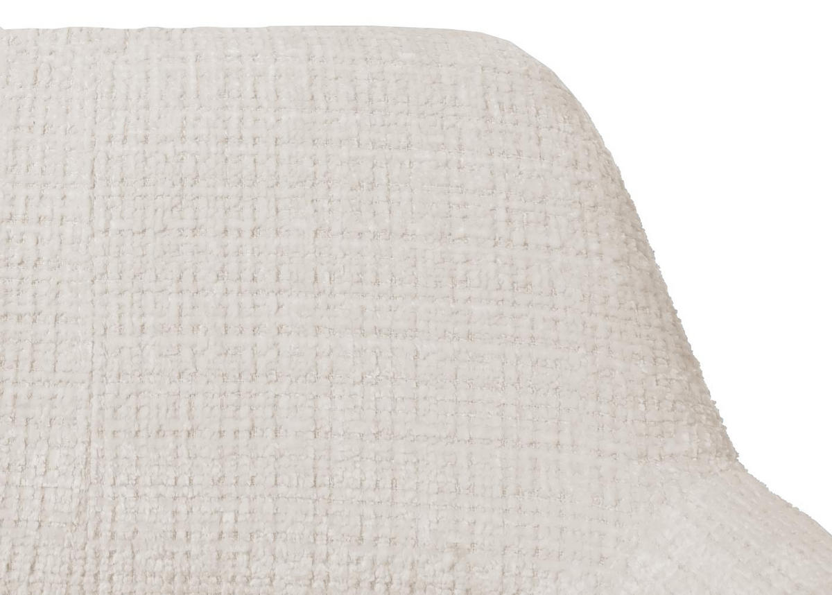 ESSZIMMERSTUHL Cremeweiß - Weiß, Textil (56/80/53cm) - MCW