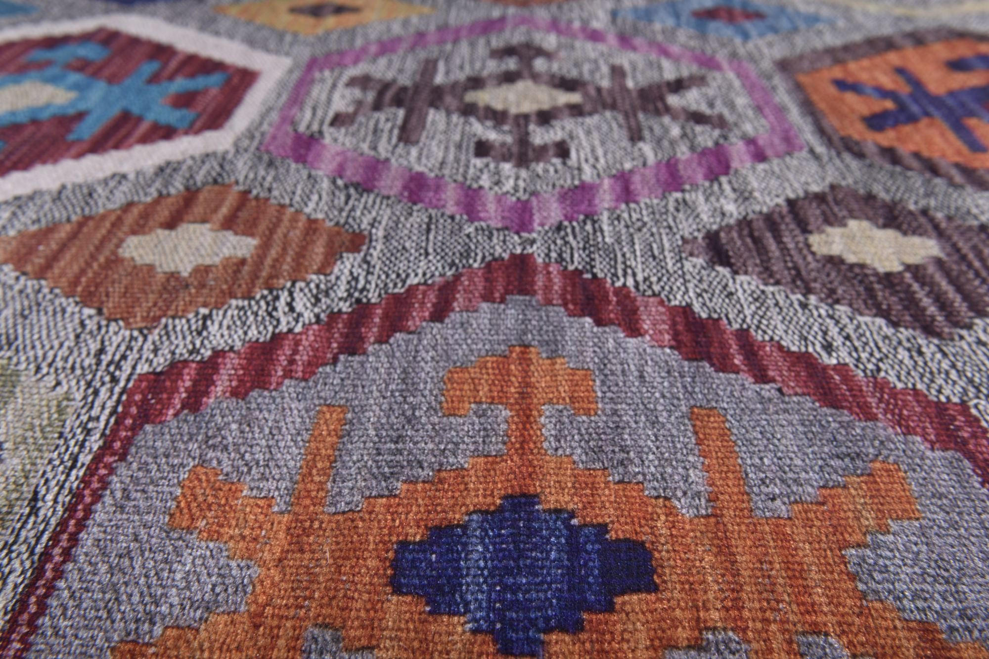 KURZFLORTEPPICH Cecilia 70x140 cm - Grau, Textil (70/140cm) - Gino Falcone
