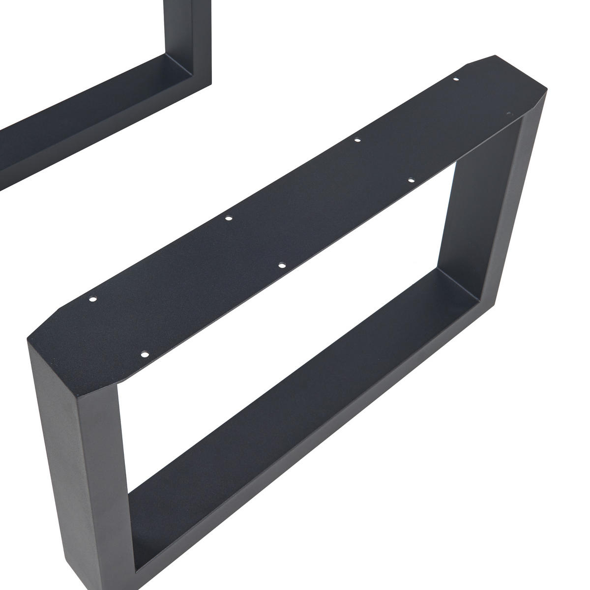 TISCHGESTELL-SET 2 TLG. Makers - Schwarz, Metall (64/40/10cm) - [en.casa]