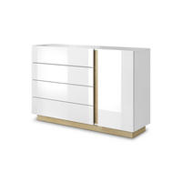 KOMMODE Armelia - Beige, Holzwerkstoff (138.2/90.5/40cm) - Pillovely