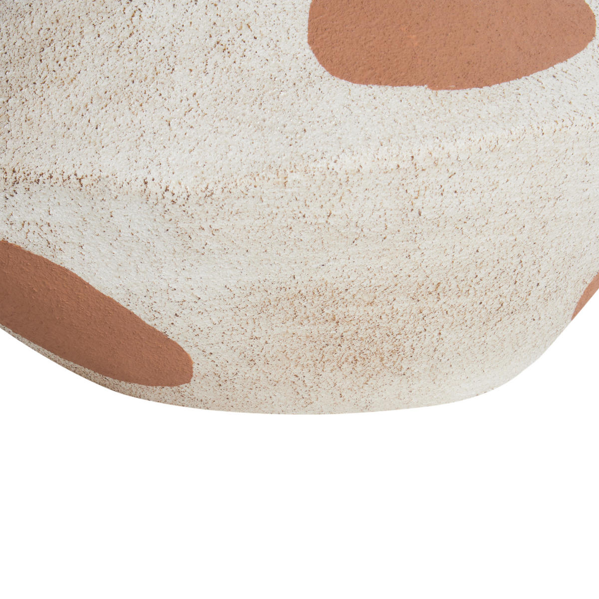 BLUMENVASE Steinzeug beige Alosidae - Beige, Stein (19cm) - Beliani