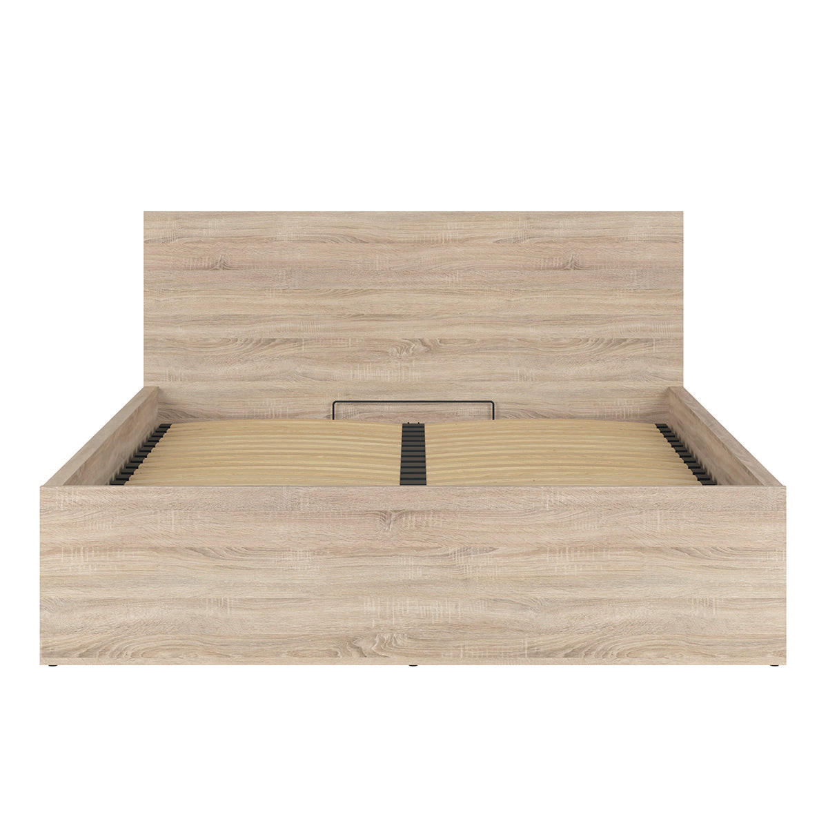 BOXSPRING POSTELJA 160/200 Edwin Svetli les - rjava, leseni material (160/200cm) - Petits-meubles