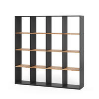RAUMTEILER Karree Anthrazit/Goldkraft Eiche 138.5 x 142.5 cm - Honigeiche/Anthrazit, Holzwerkstoff (142.4/143/29cm) - Vicco