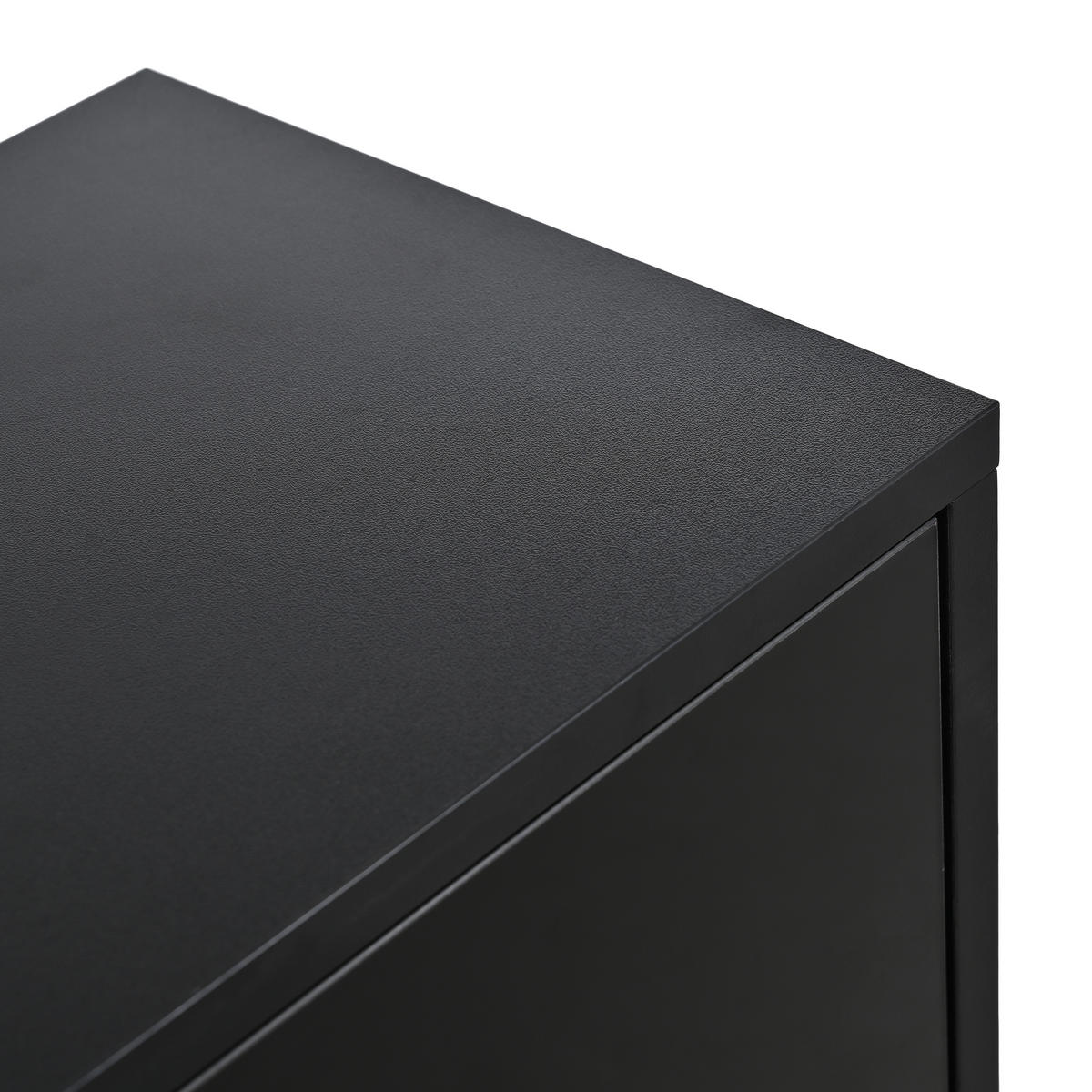 SCHUHSCHRANK in Schwarz Hochglanz Schuhkipper mit LED-Licht für Eingangsbereiche, Flur und Schlafzimmer, B80/T25/H96 cm - Goldfarben/Schwarz, Holzwerkstoff/Metall (80/96/25cm) - STILVORA