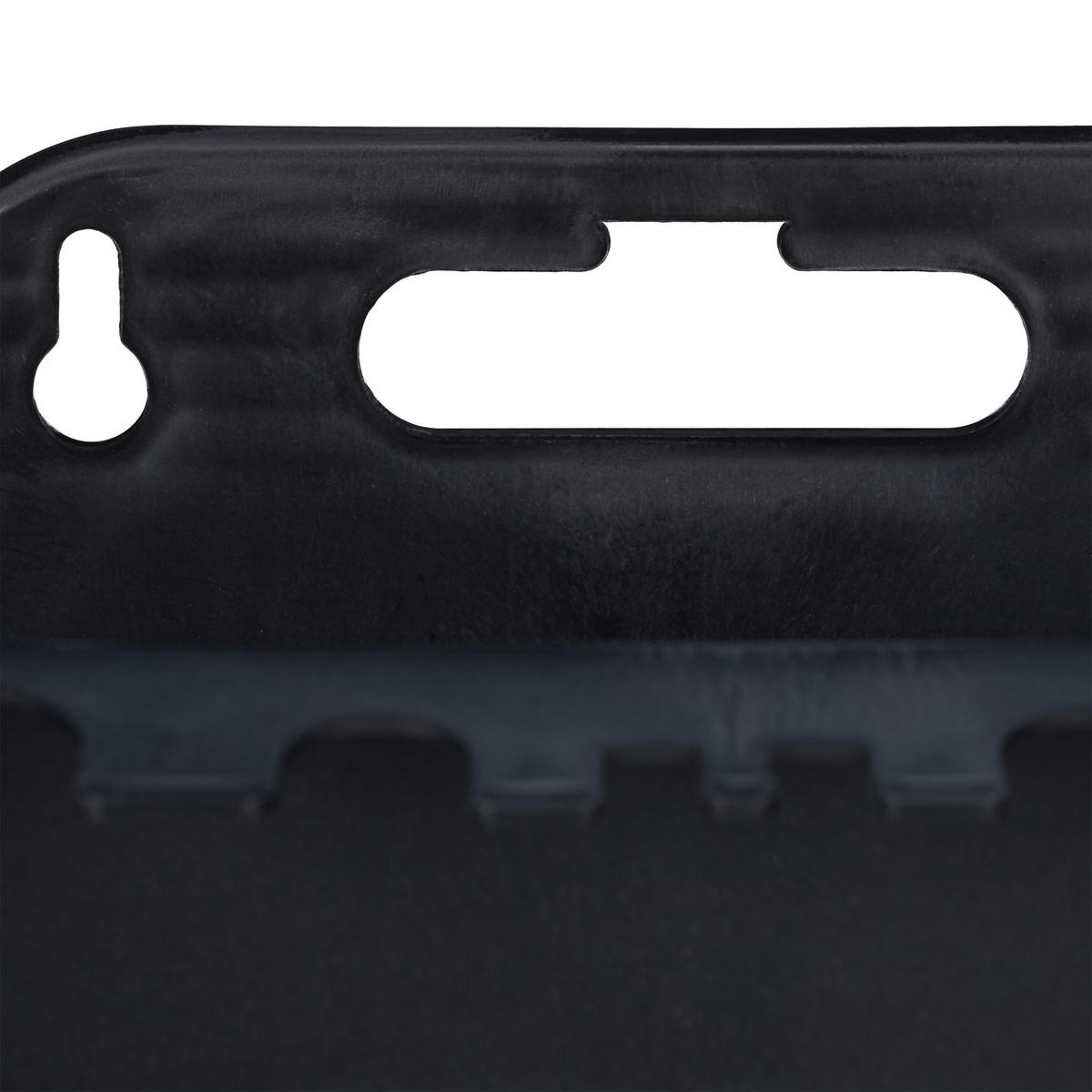 2xSCHLAUCHHALTER - Schwarz, Kunststoff (24/15/17cm) - Relaxdays